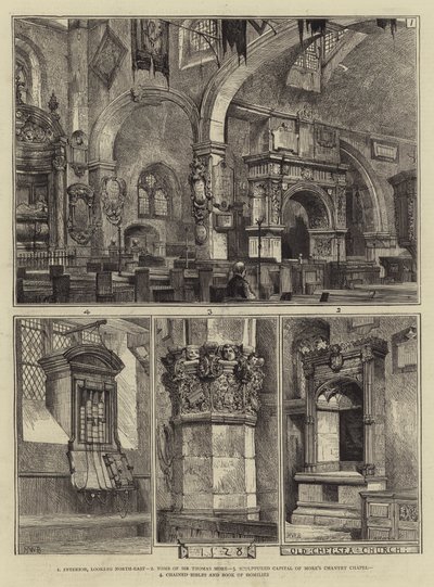 Vieja iglesia de Chelsea de Henry William Brewer